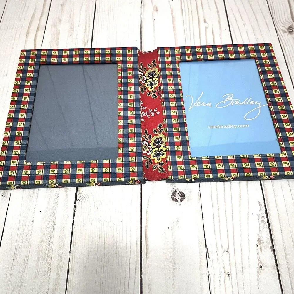 Vera Bradley Emily Double 4x 6 Picture Frame